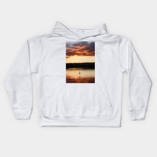Sunday's almost gone... Shoreline Park, Mountain View, California Kids Hoodie
